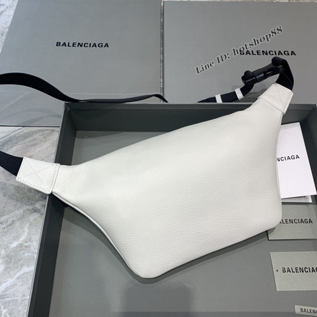 Balenciaga專櫃爆款大號腰包 巴黎世家男女同款腰包全皮胸包 fyj1515